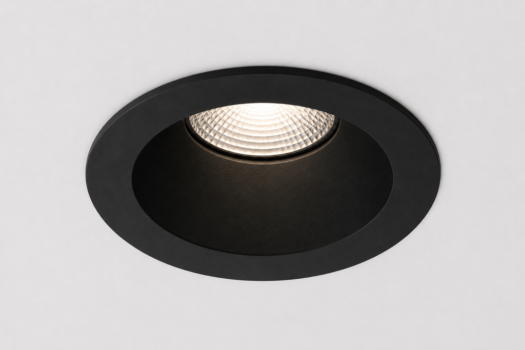 Black 8W CCT Low Glare Downlight