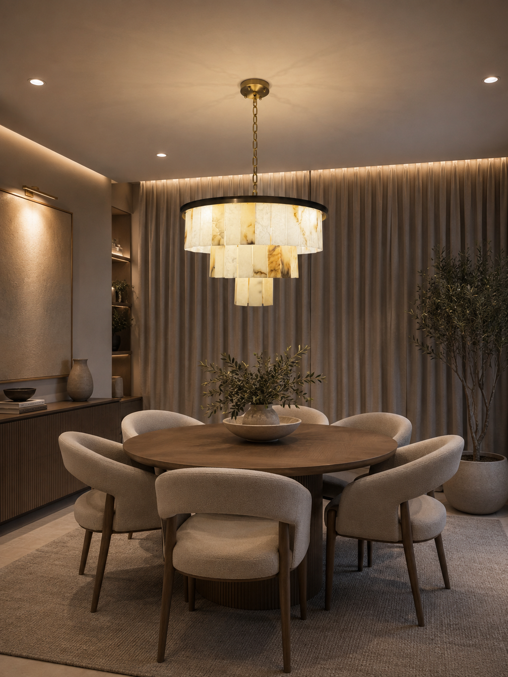 Aurelia Alabaster Chandelier
