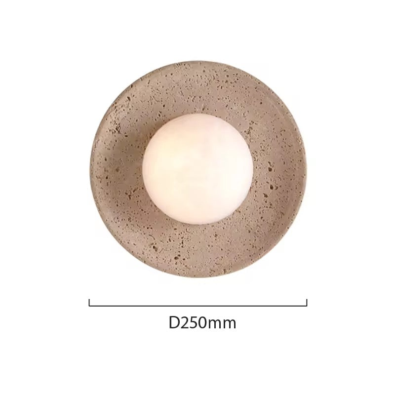 Alba Travertine Wall Light