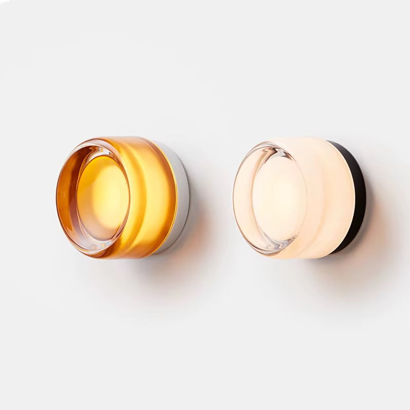 Glass Dome Wall Light