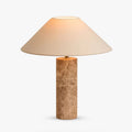 Marble Cylinder Table Lamp